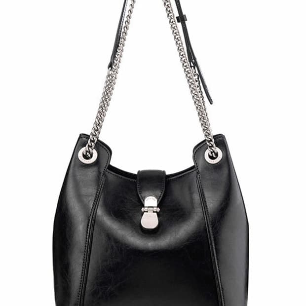 루에브르 Sac de Sortie 버킷백 라지 블랙