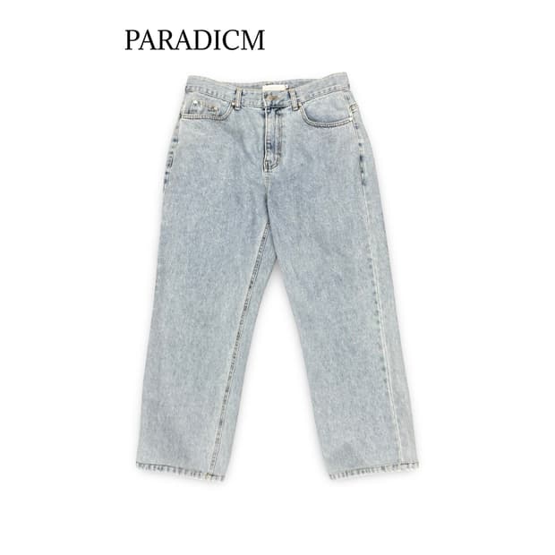 (32)PARADICM 연청 와이드 데님