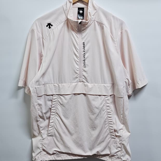 데상트 반팔 아노락 바람막이 90