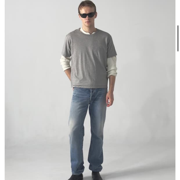 Htae Timeworn 47' Natural Indigo Denim 