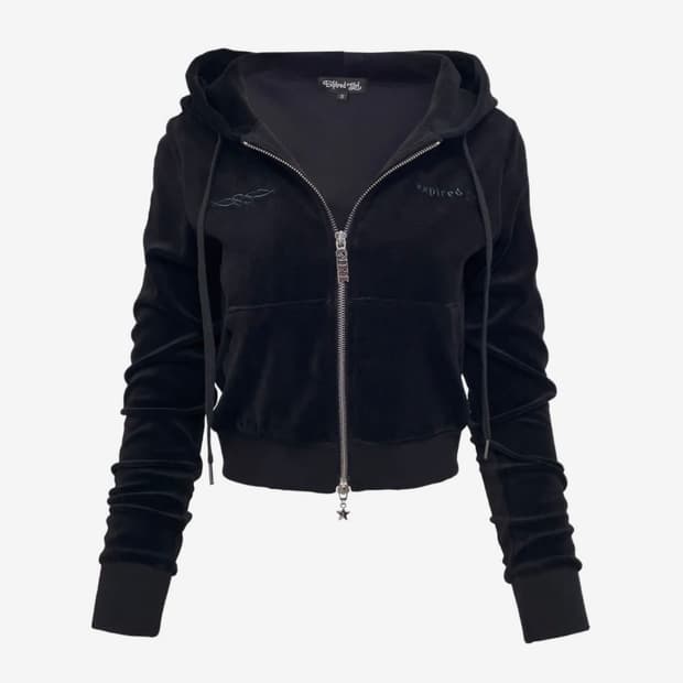 익스파이어드걸 후드집업 블랙