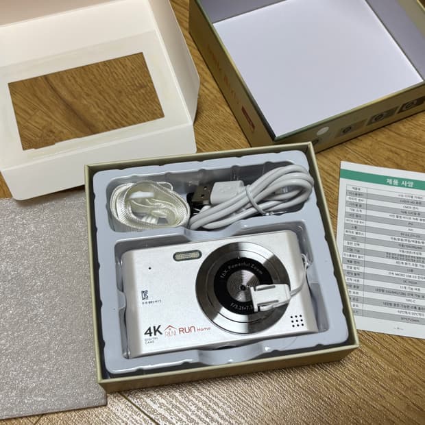 RUNHome 4800w 레트로 미니 디지털 카메라+64G(풀박스)