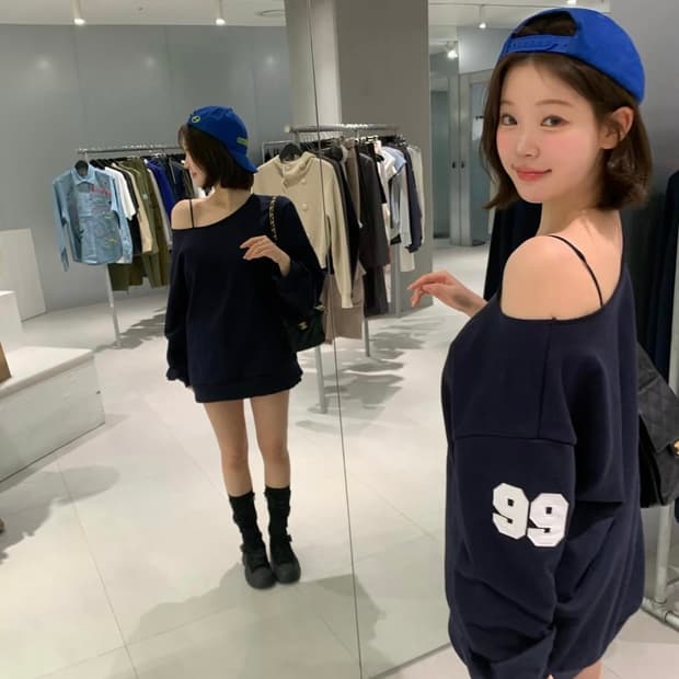 소버샵 넘버오프 맨투맨 새상품(택있음)