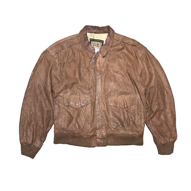 G-3 리얼 레더 A-2 플라이트 자켓