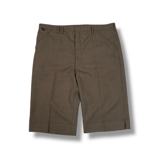 일본 빈티지 브라운 하운드투스 7부 체크 팬츠 (38) 