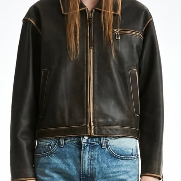 더오픈프로덕트 가죽자켓