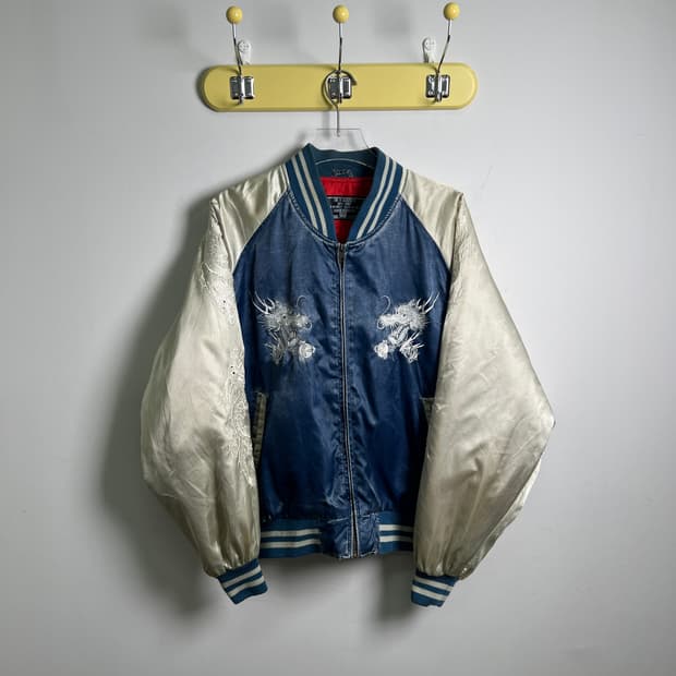 정글 스톰 블루 드래곤 스카쟌 자켓