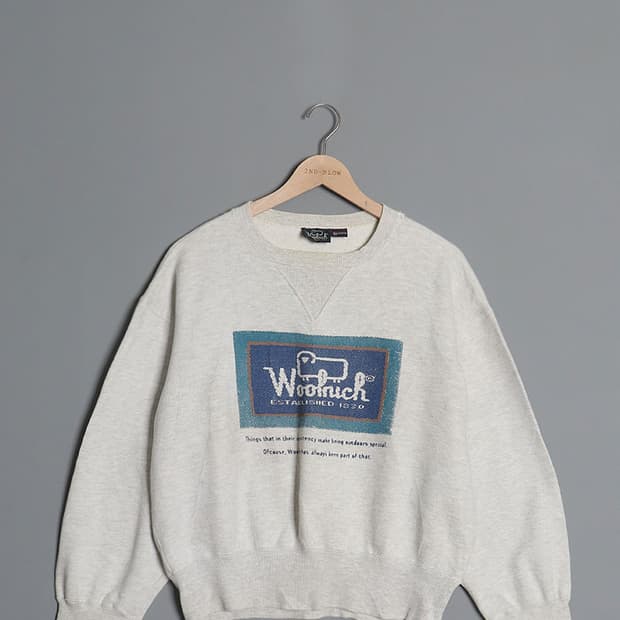 80's Woolrich logo Sweat Shirts