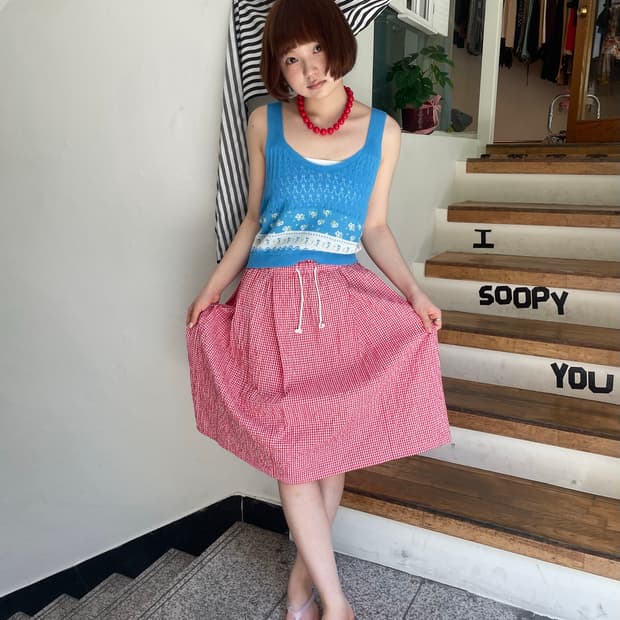 summer knit vest