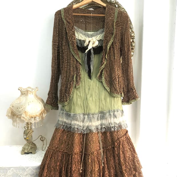 matcha point lace fairy set