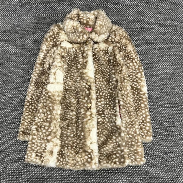 갸루 펑크 퍼 코트 v1179