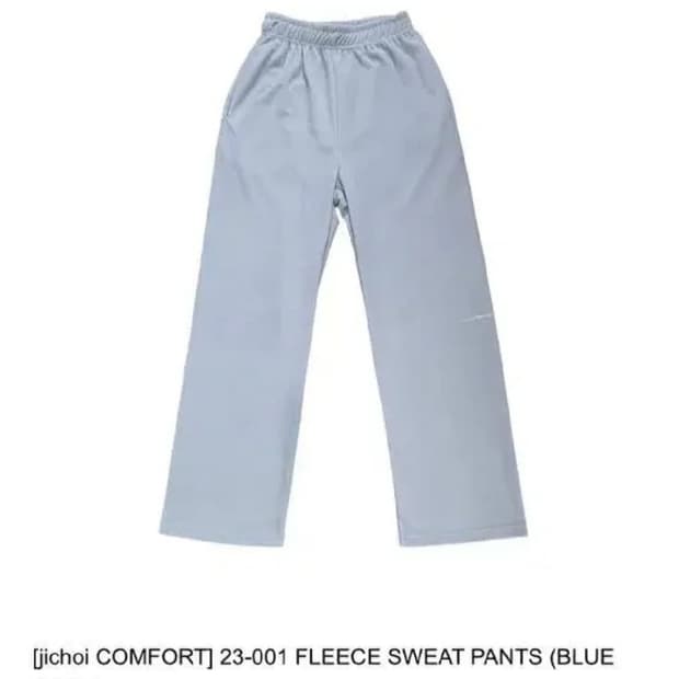 지초이 컴포트 23-001 FLEECE SWEAT PANTS