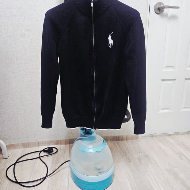 (85~90)XS ☆초대장급☆ 랄프로렌폴로 골프빅포니 [블랙] 니트집업