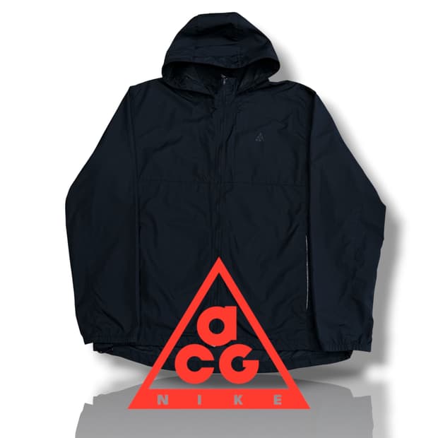 나이키 XXL ACG 블랙 후드 바람막이 자켓