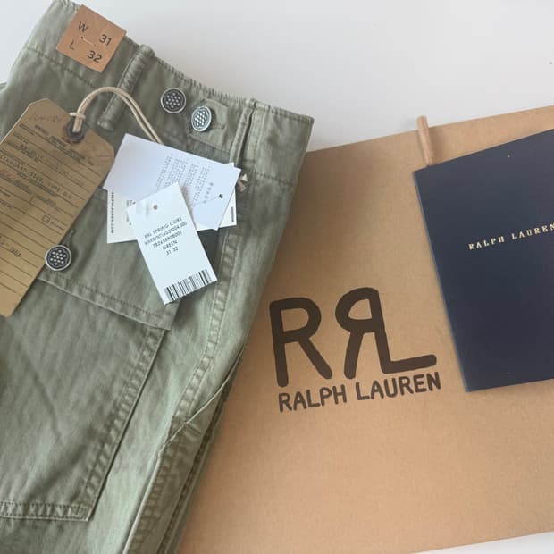[새상품] RRL 헤링본 퍼티그 팬츠 31/32 (30/32 교환가능)