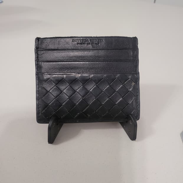 [정품] 보테가 베네타 6슬롯 카드지갑 블랙 (인트레치아토)

