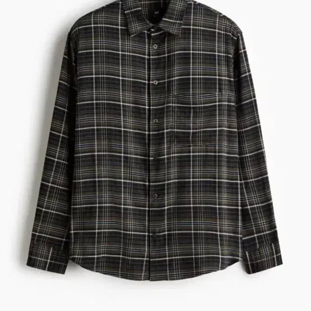 H&M 체크셔츠