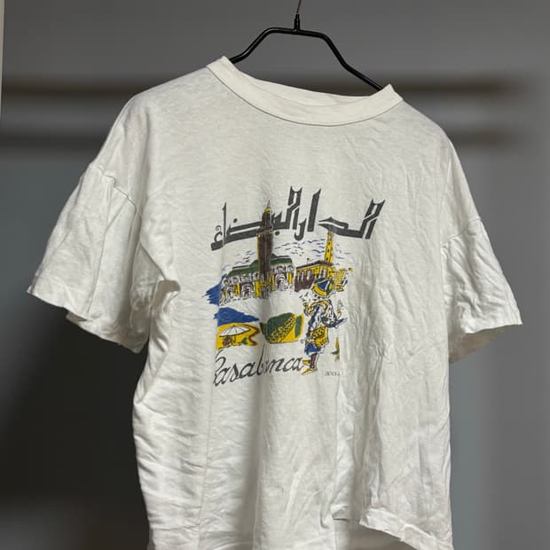 90s 카사블랑카 티셔츠