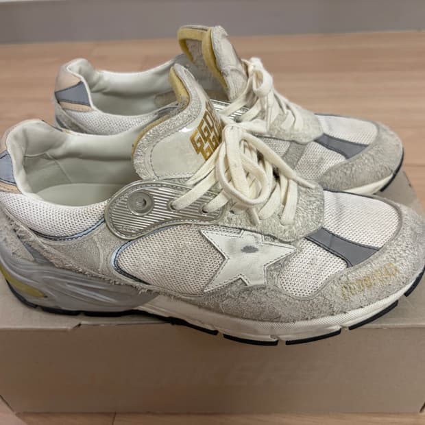 골든구스 대드스타 화이트실버 사이즈41