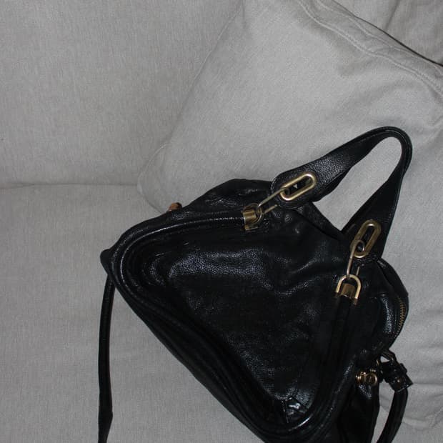 Chloe paraty bag black (dust bag o)