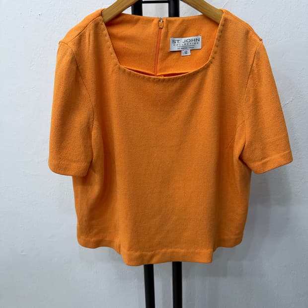 정품) 세인트존 센존 반팔 블라우스 12