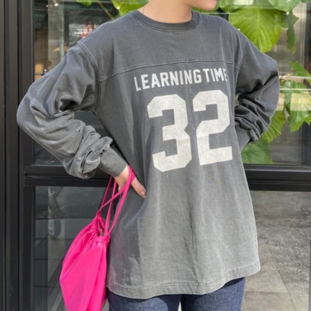 차오패닉 빈티지 넘버링 프린트 T