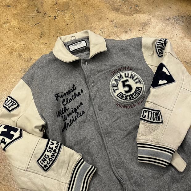 [정품] posh boy 스타디움 자켓 그레이 b18