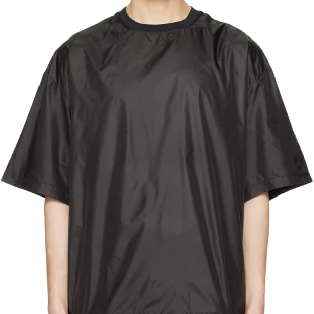아모멘토 Glossy Drawstring Top