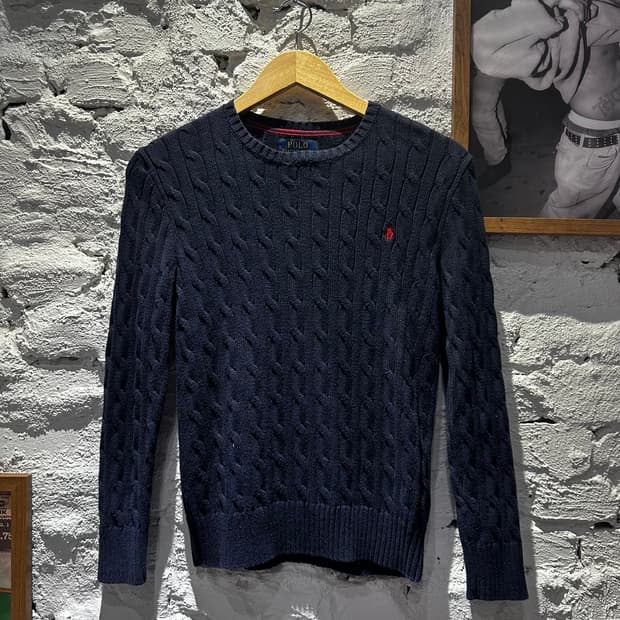 폴로 랄프로렌 꽈배기 니트