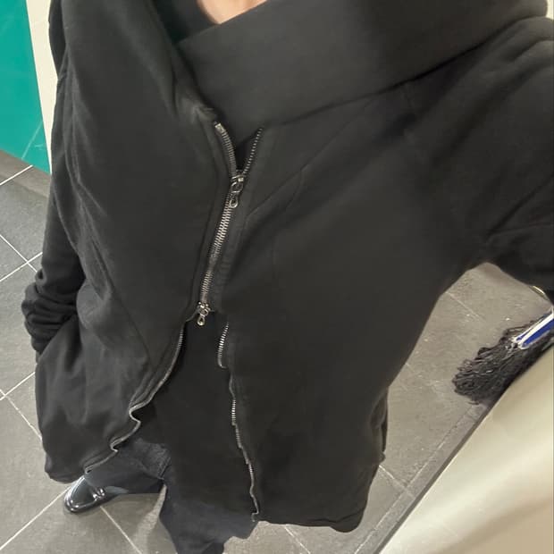 julius 코팅 후드집업