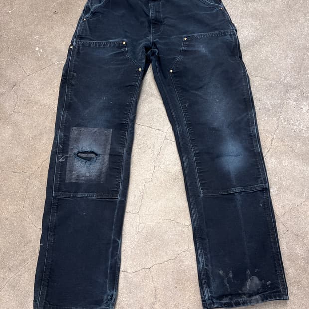 칼하트 더블니 BLK 