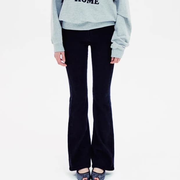 유희 부츠컷 팬츠