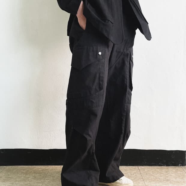 프로페서 이 아티저널 와이드 실루엣 카고팬츠