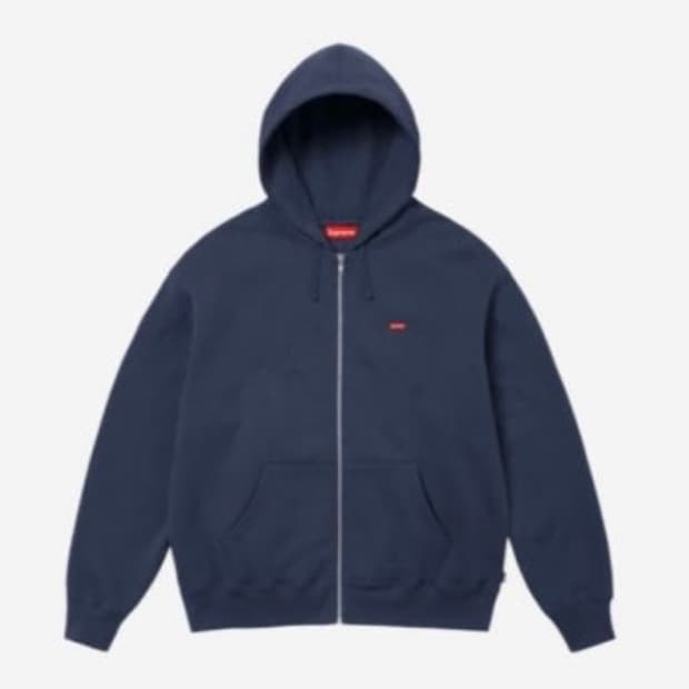 슈프림 스몰로고 후드집업 L