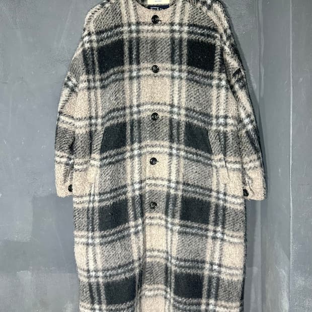 빔즈보이 체크 코트 (XL)