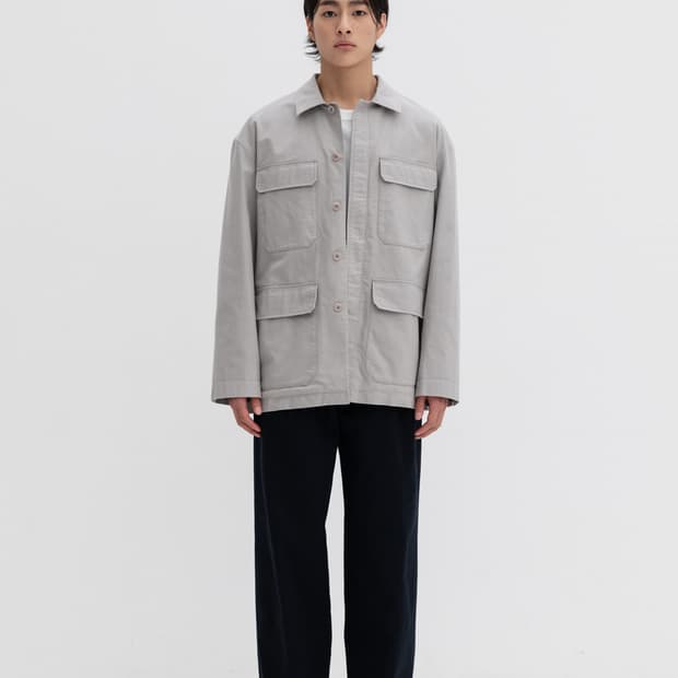 포터리 퍼티그 자켓 실버 2 사이즈