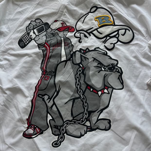 SOHK 스쿨오브하드낙 힙합 프린팅 바람막이