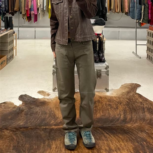 JOE MCCOY brown denim pants