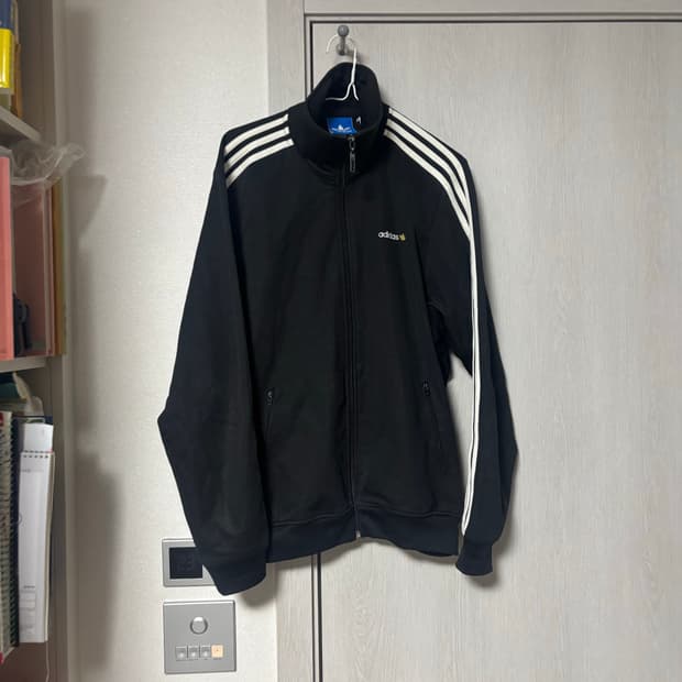 아이다스 베켄바우어 희귀 금장 로고 져지 트랙탑