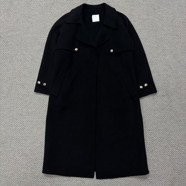 산드로 울블렌드 코트 v1895