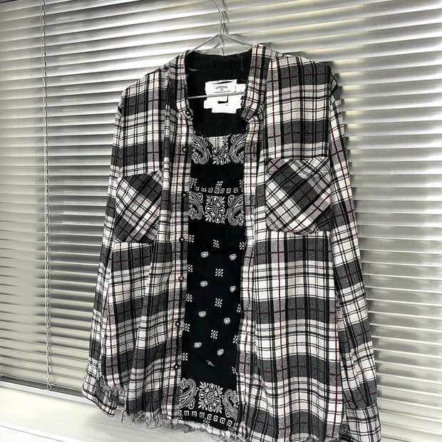 OLDPARK-PAISLEY PULLOVER SHIRT