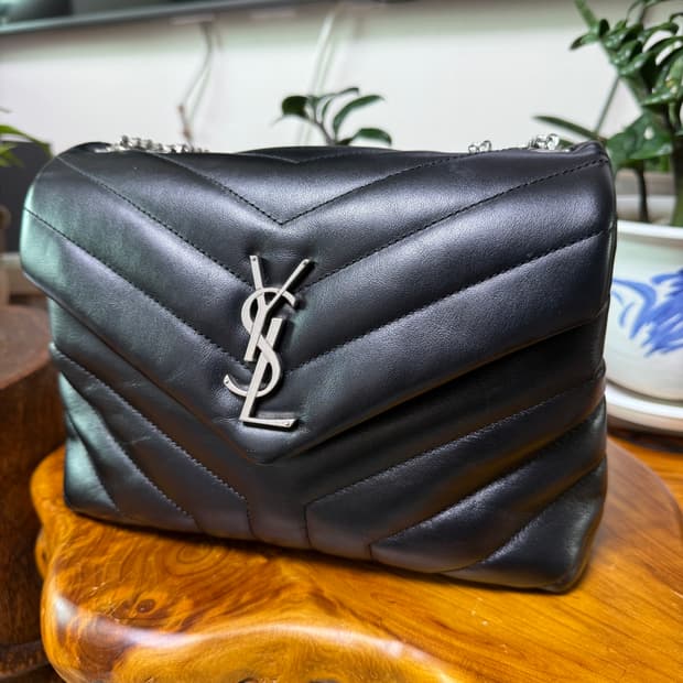 생로랑 루루 숄더백 은장 스몰