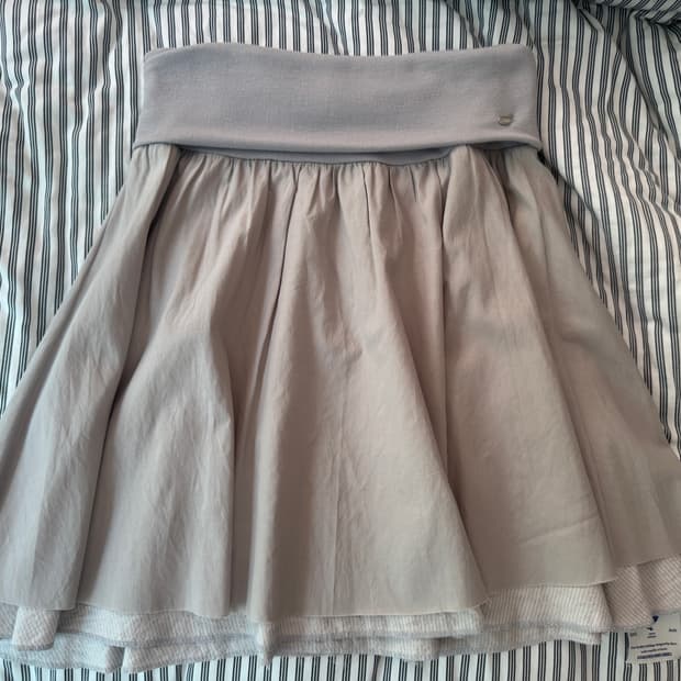 코이세이오 더블 셔링 스커트 그레이 2사이즈