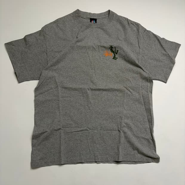 90s Stussy Jazz Man Tee (grey)