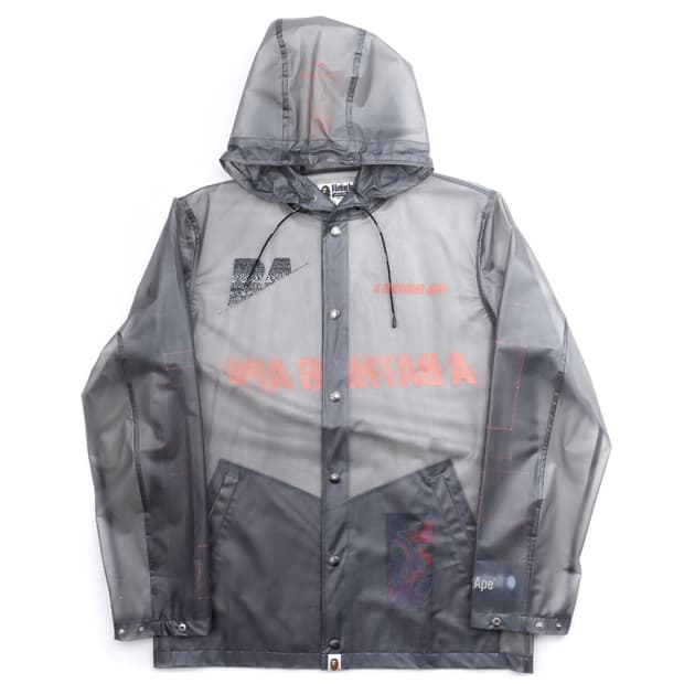 베이프 클리어 후디 자켓 (PVC자켓)