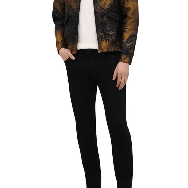 생로랑 팜트리 블루종 자켓 46