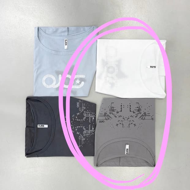 오호스 부산 익스클루시브 한정 티셔츠 화이트/토프