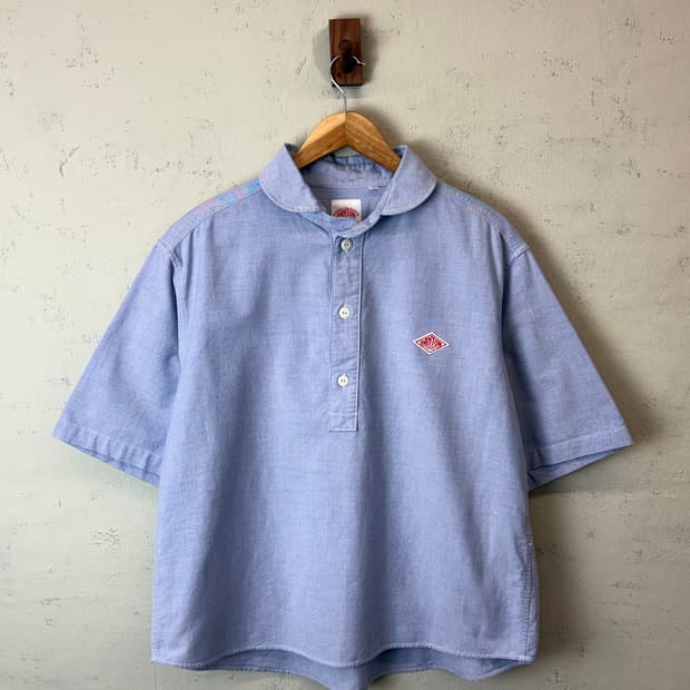 단톤 풀오버 코튼 하프 슬리브