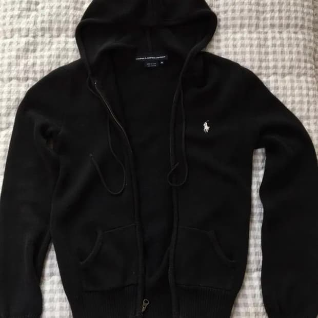 폴로 니트 후드집업 집업 후드