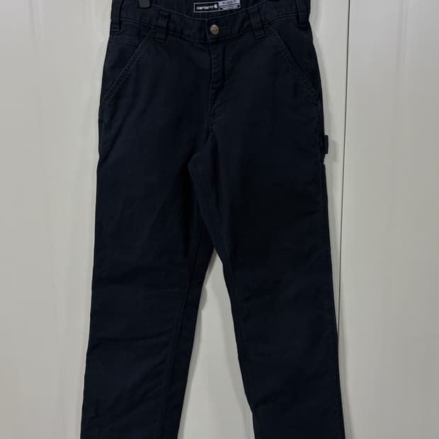 칼하트 블랙 워크팬츠